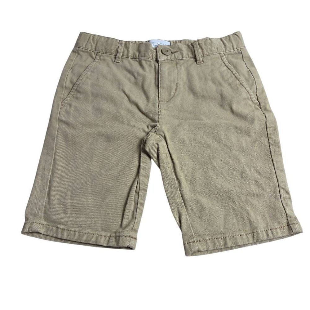 Children's Place khaki uniform shorts 8